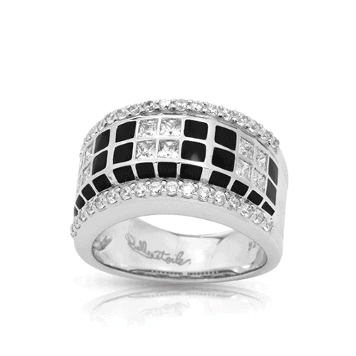 Belle Etoile Lumière Black Ring - Michael Herr Diamonds & Fine Jewelry